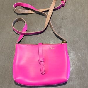 Vibrant Pink Crossbody Bag